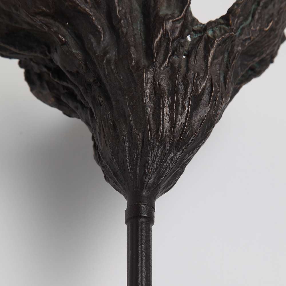 Elegant Withered Lotus Leaf Decorative Metal Wall Sconce Lamp - view 7