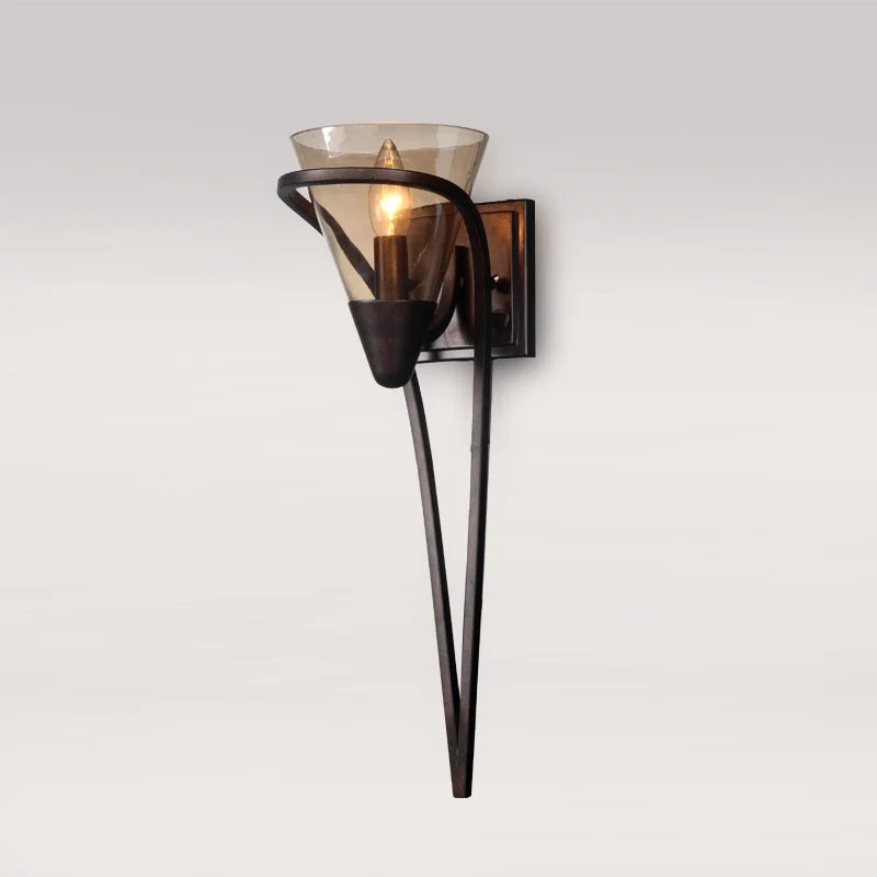 Olympia 1-Light Decorative Wall Sconce in Black - view 1