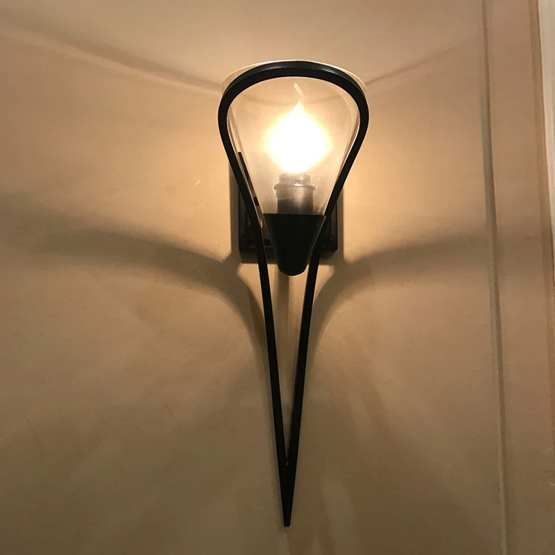 Olympia 1-Light Decorative Wall Sconce in Black - view 4