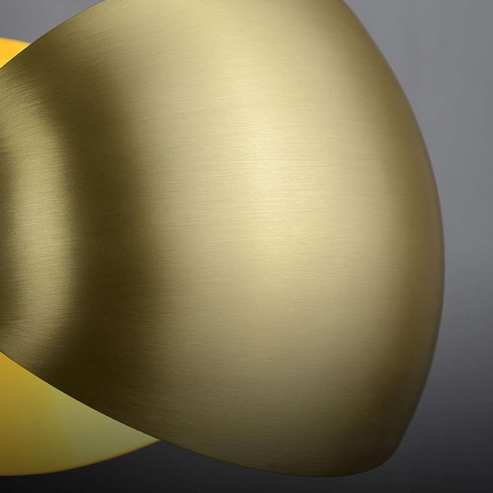 Eirene Elegant Italian Brass Wall Sconce - view 6