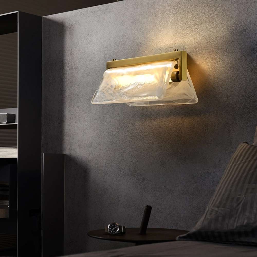 Modern Cloud Fog Glass Shade Wall Sconce - view 4