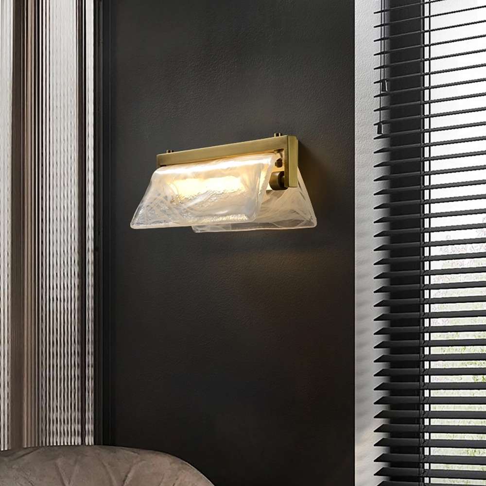 Modern Cloud Fog Glass Shade Wall Sconce - view 5