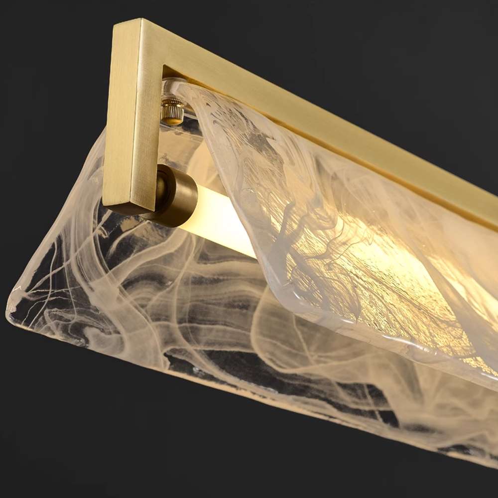 Modern Cloud Fog Glass Shade Wall Sconce - view 7