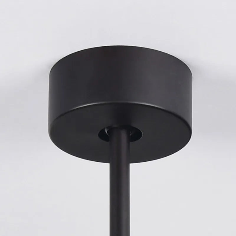 Modern LED Remote Control & Walnut Ceiling Lights Fan Fixture - view 6
