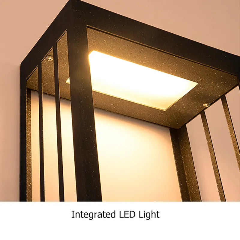 Contemporary Layered Cuboid Sconce Lamp for Home Lighting - view 4