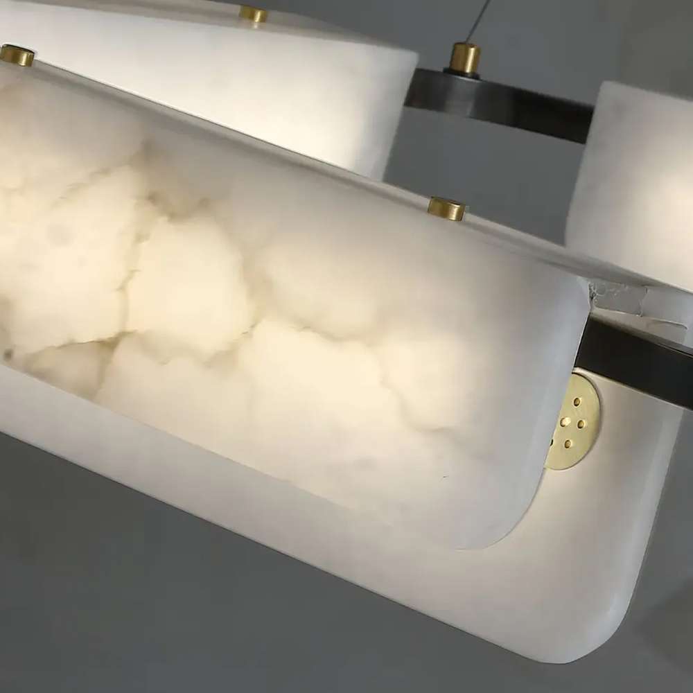 Elegant Black LED Chandelier for Living Room Lighting - view 6