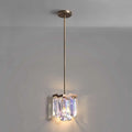 Colorful Crystal Chandelier for Light Wood Dining Tables - view 1
