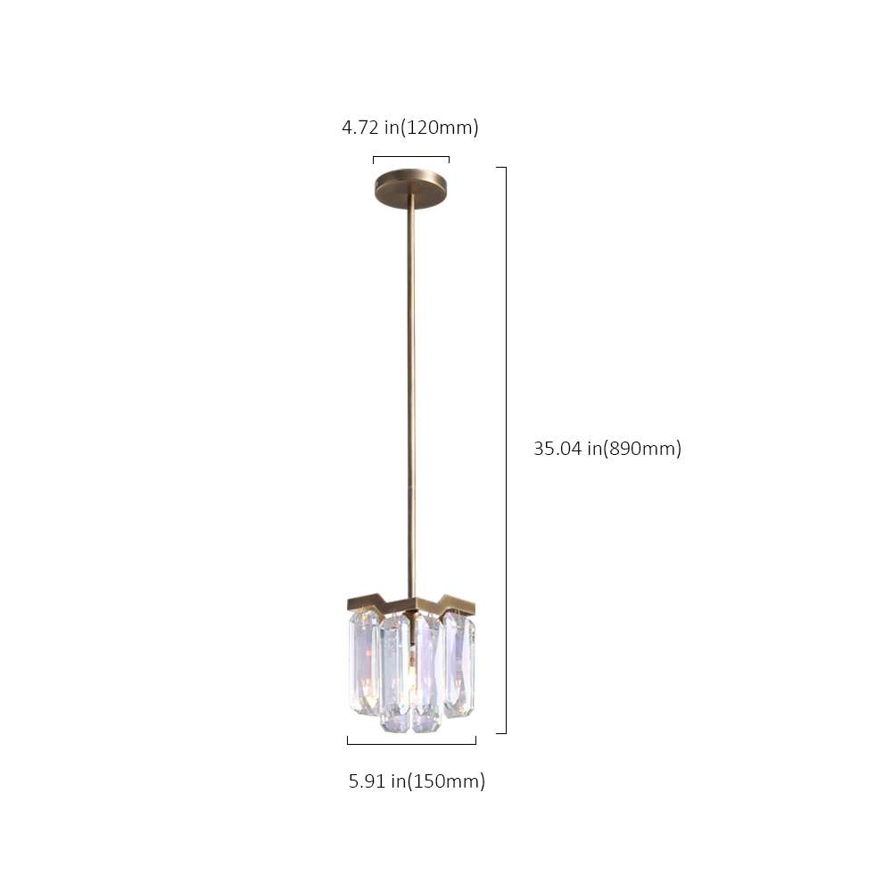 Colorful Crystal Chandelier for Light Wood Dining Tables - view 8