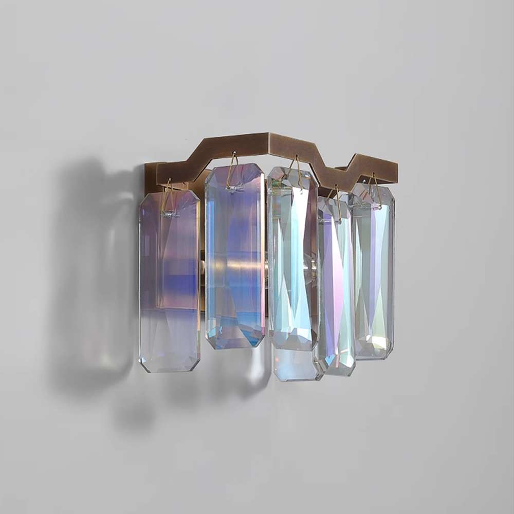 Modern Colorful Crystal Wall Sconce for Living Room - view 2