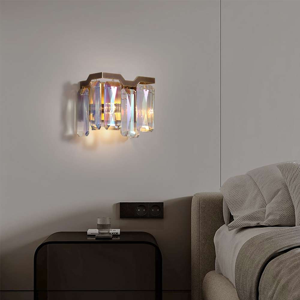 Modern Colorful Crystal Wall Sconce for Living Room - view 5