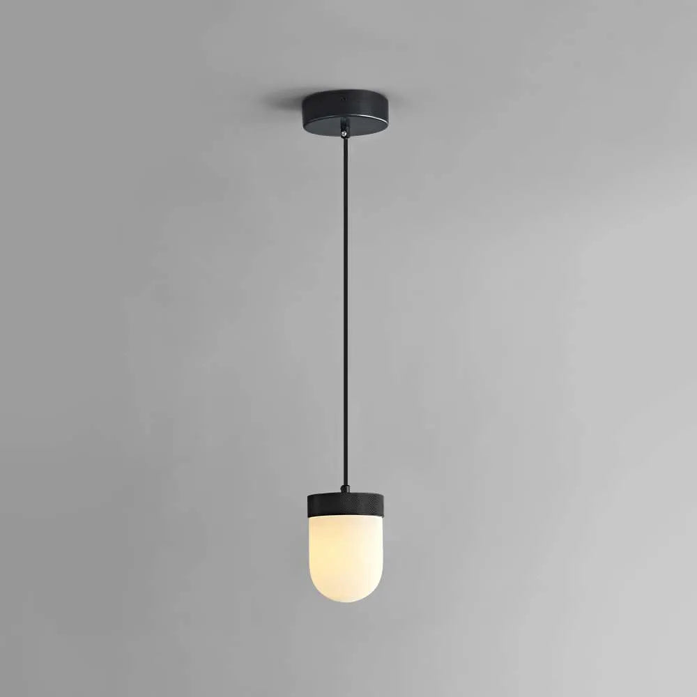 Modern Alabaster Pendant Light for Bedroom - view 1