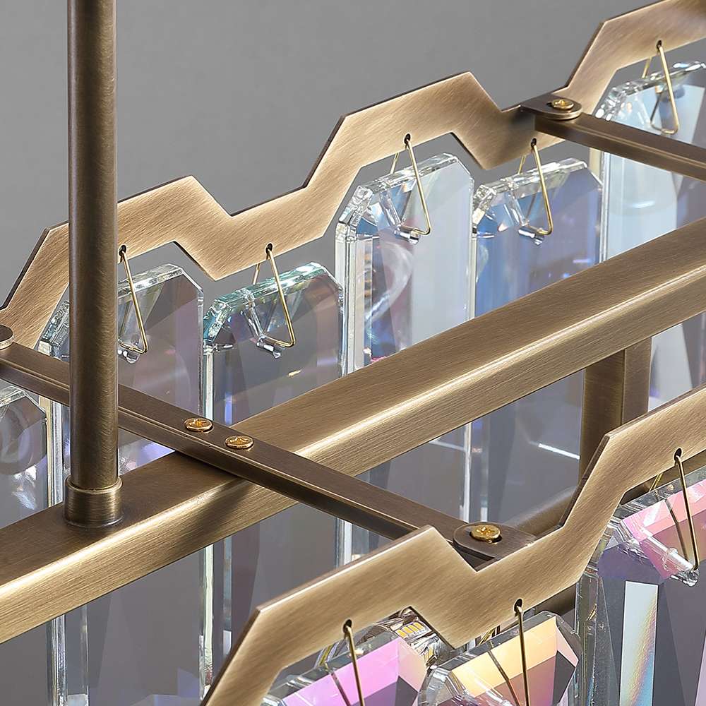 Modern Colorful Crystal Chandelier for Dining Room - view 6