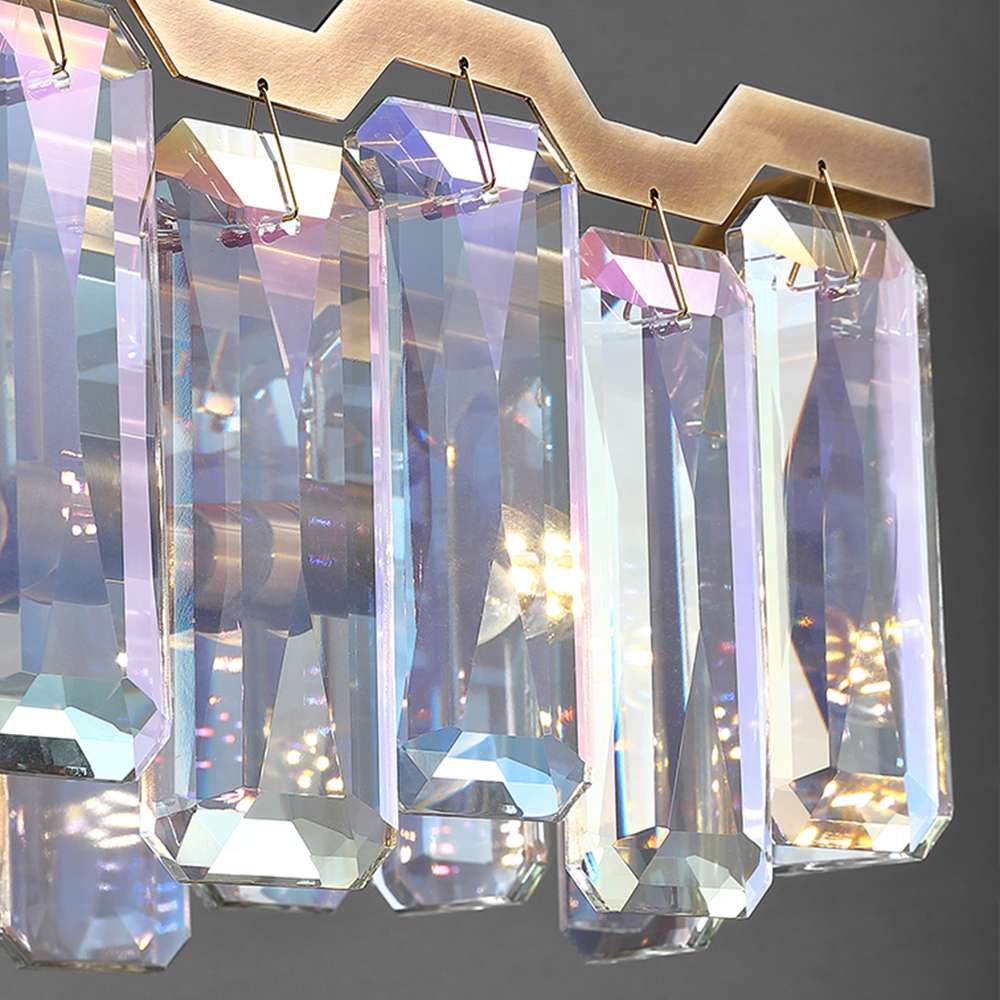 Modern Colorful Crystal Chandelier for Dining Room - view 7