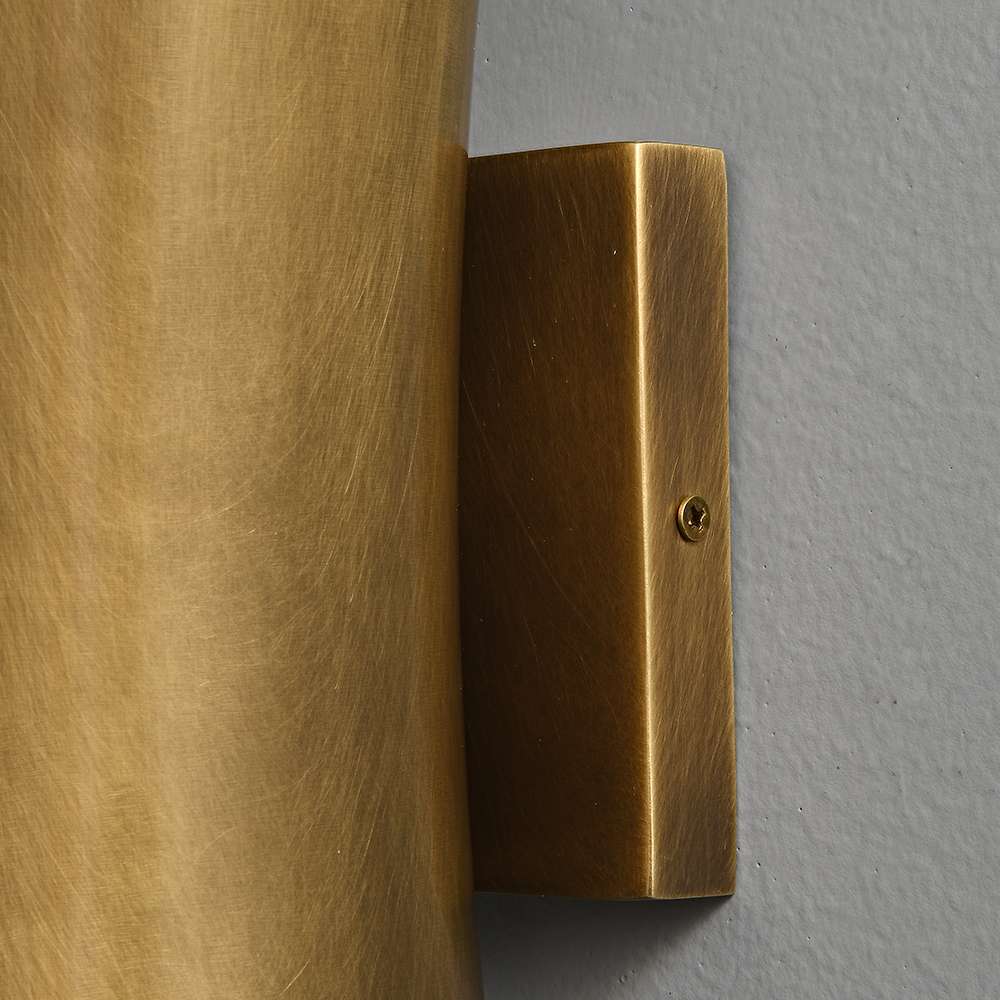 Modern Brushed Bronze Wall Sconce for Living Room - view 7