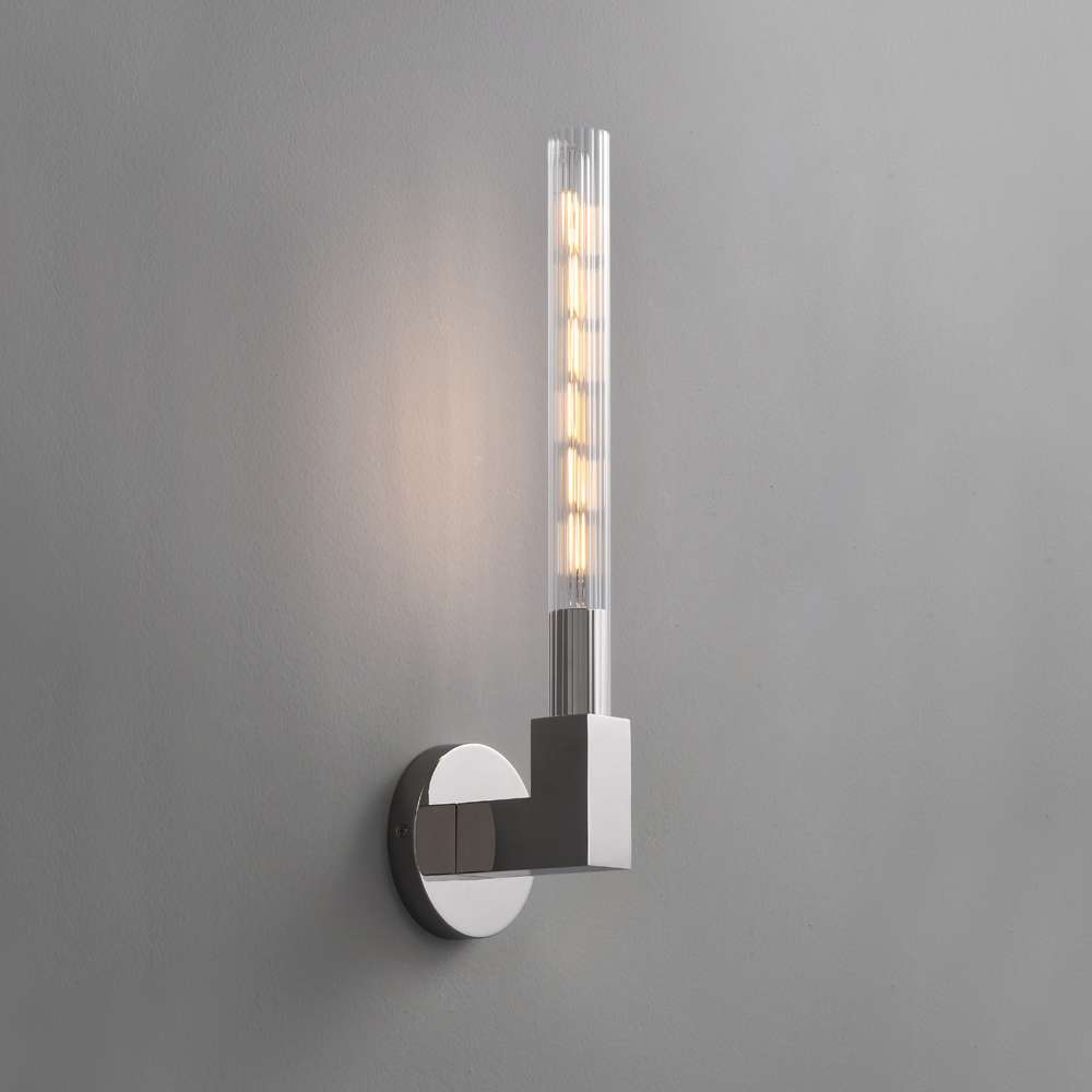 Modern Polished Nickel Wall Sconce for Living Room - view 1