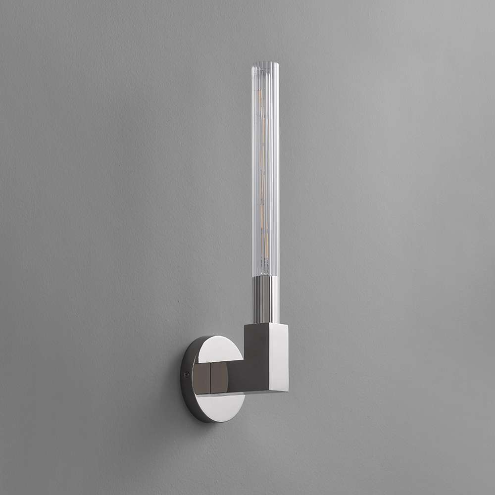 Modern Polished Nickel Wall Sconce for Living Room - view 2