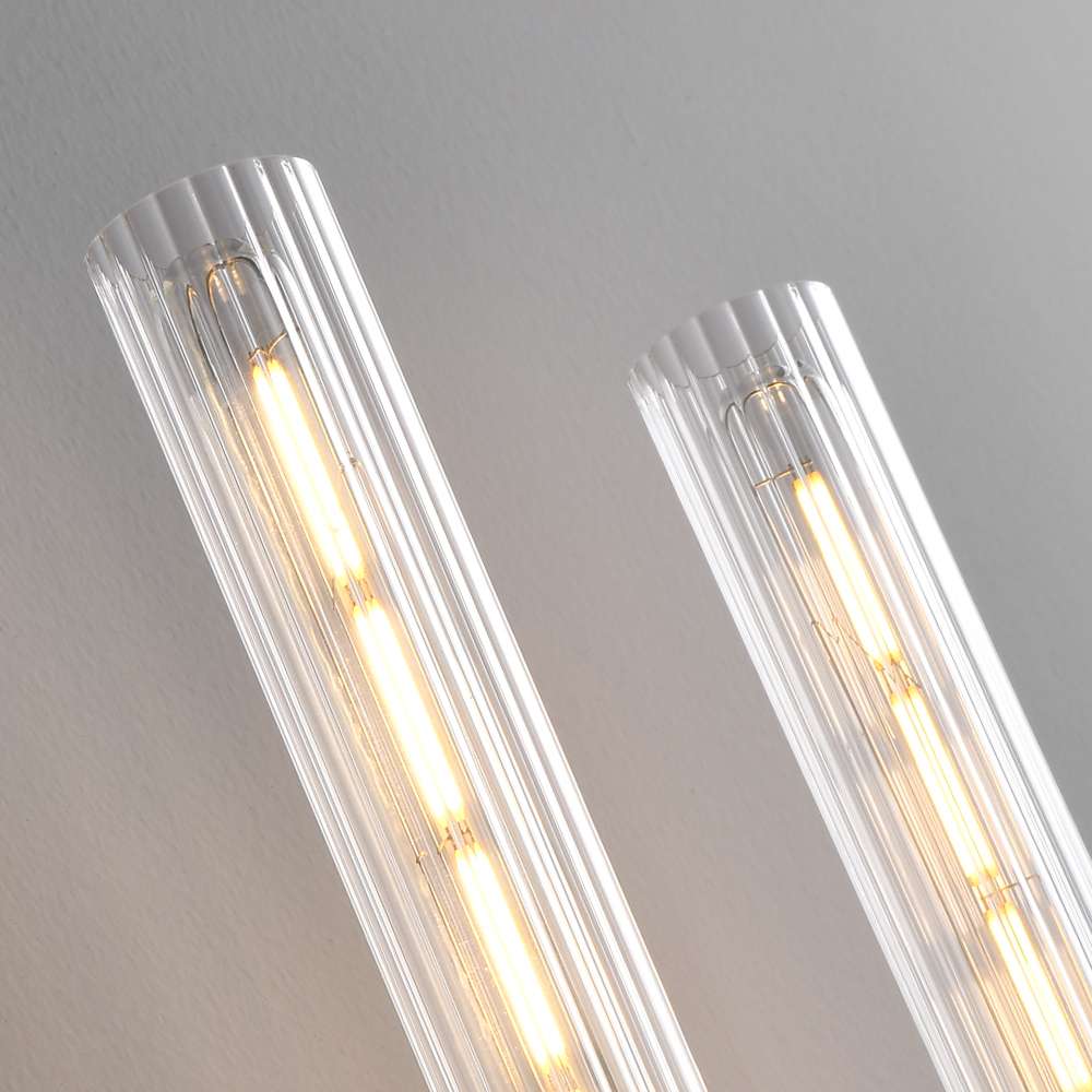 Modern Polished Nickel Wall Sconce for Living Room - view 7