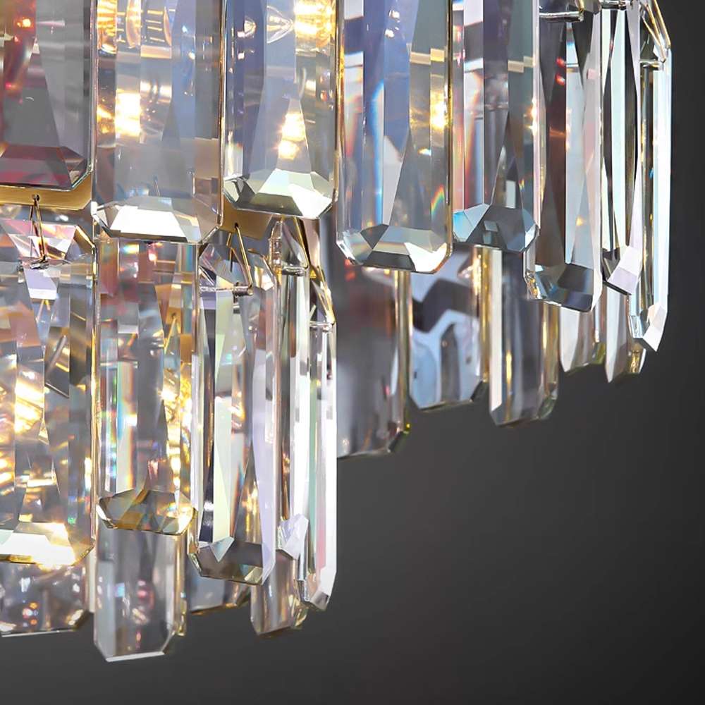Contemporary Colorful Crystal Chandelier - view 7