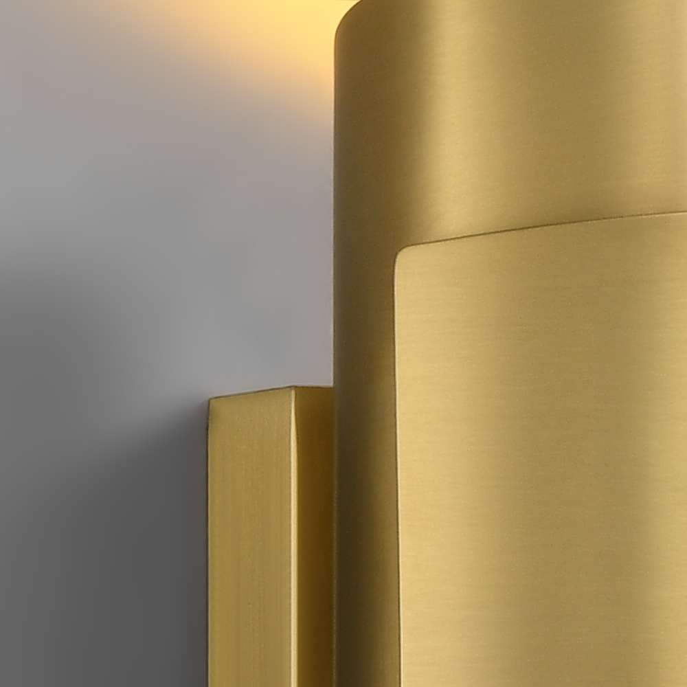 Modern Brass Sconce for Living Room Lighting - view 6