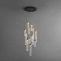 Minimalist Glass Entryway Chandelier for Modern Interiors - view 1