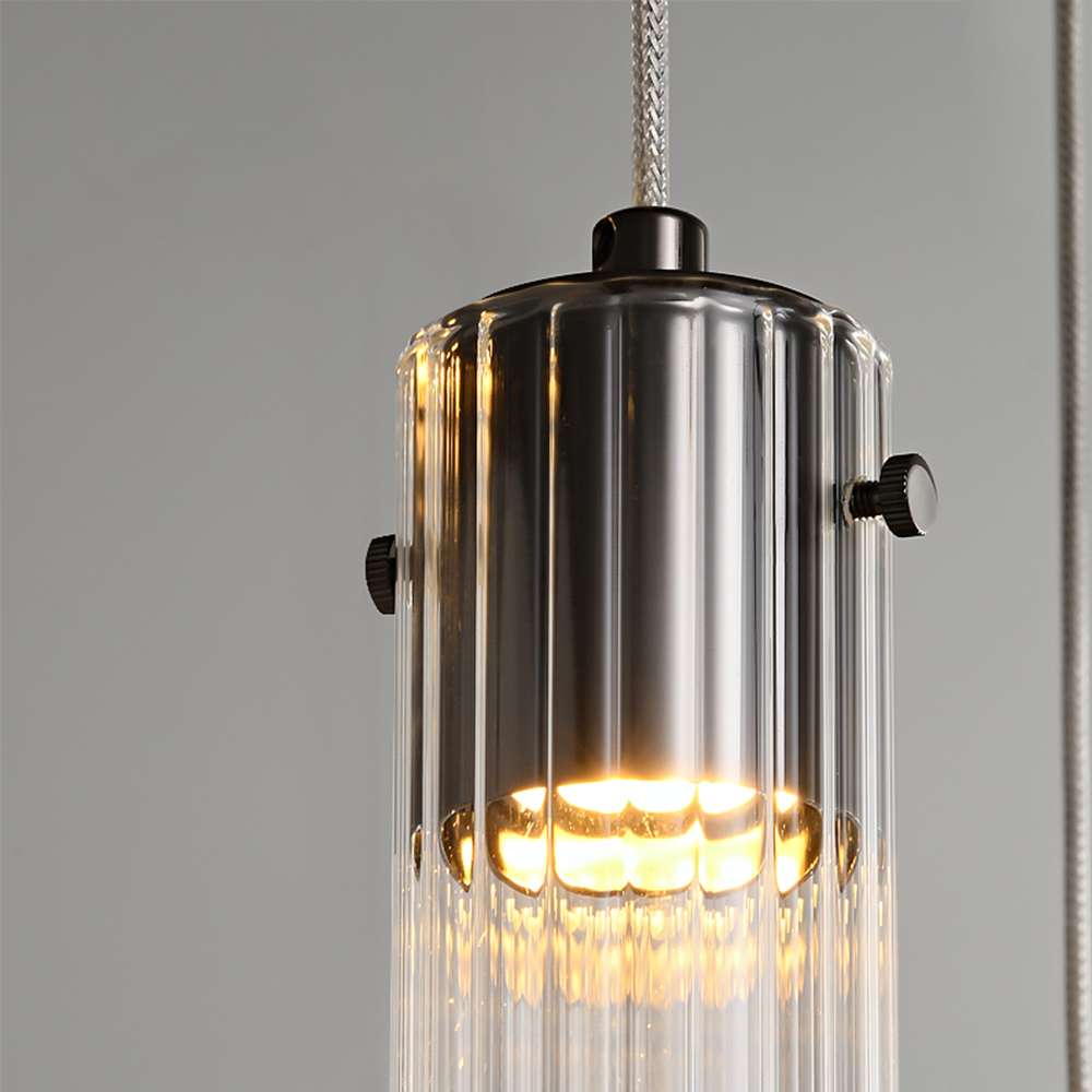 Minimalist Glass Entryway Chandelier for Modern Interiors - view 7