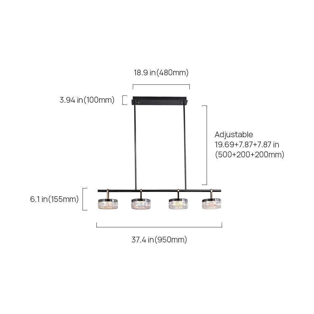 Unique Modern Kitchen Island Pendant Light - view 8