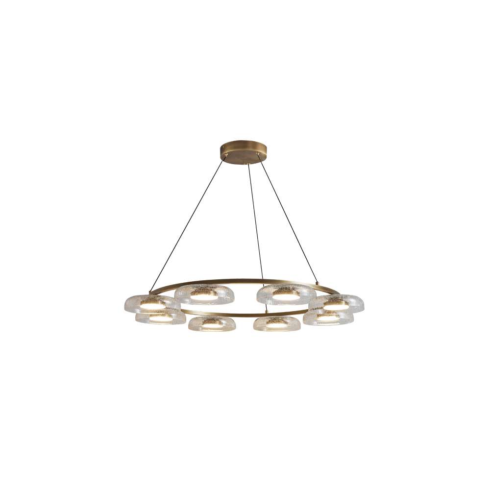 Unique Glass Chandelier for Living Room Interiors - view 10