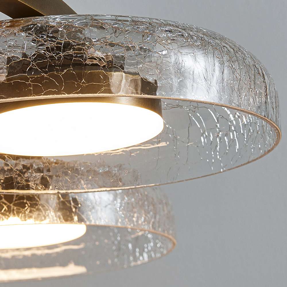 Unique Glass Chandelier for Living Room Interiors - view 7