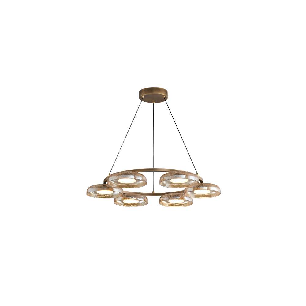 Unique Glass Chandelier for Living Room Interiors - view 9