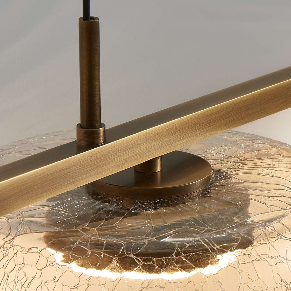 Unique Glass Kitchen Chandelier for Modern Interiors - view 6