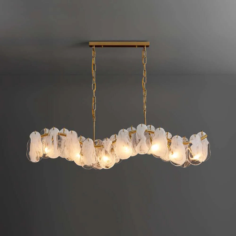 Rustic Modern Farmhouse Chandelier for Dining Room - view 1