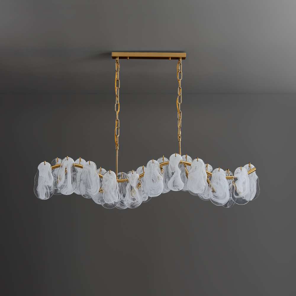 Rustic Modern Farmhouse Chandelier for Dining Room - view 2