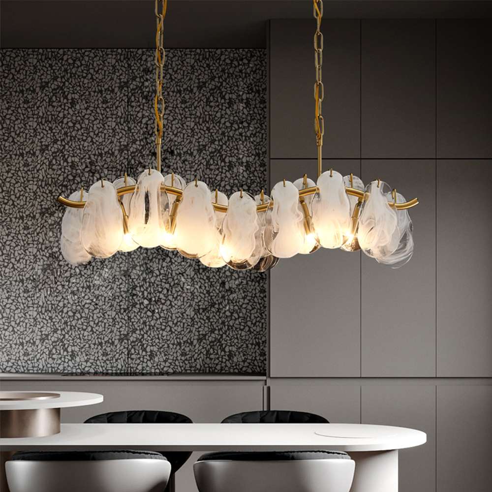 Rustic Modern Farmhouse Chandelier for Dining Room - view 3