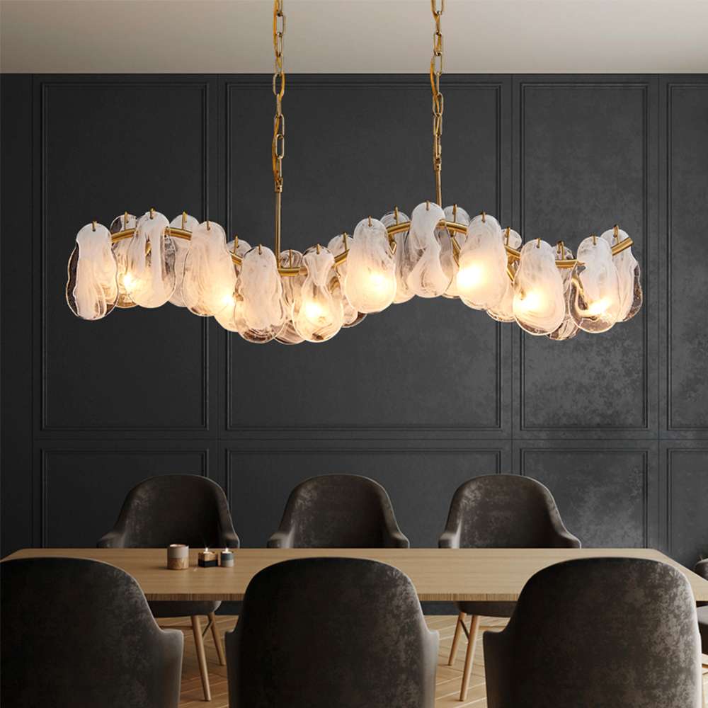 Rustic Modern Farmhouse Chandelier for Dining Room - view 4