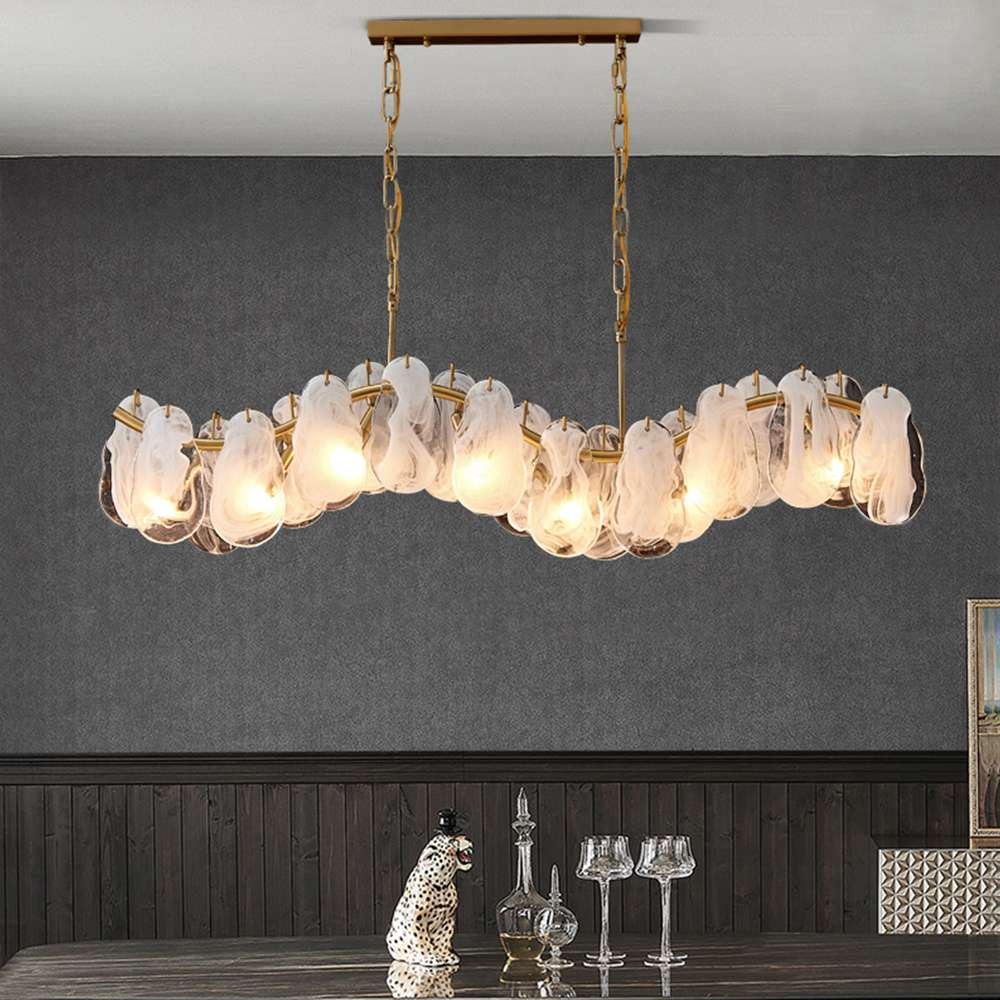 Rustic Modern Farmhouse Chandelier for Dining Room - view 5