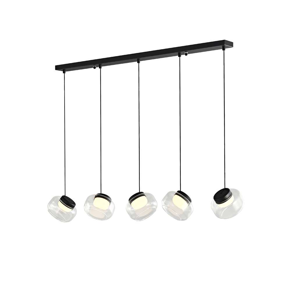 Light for Dining Room - Trufa Long Plate 5 Heads Pendant Light - view 8