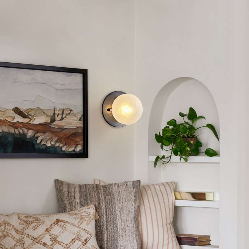 Living Room Lamp - Black Metal Bedside Sconces for Modern Home Decor - view 3