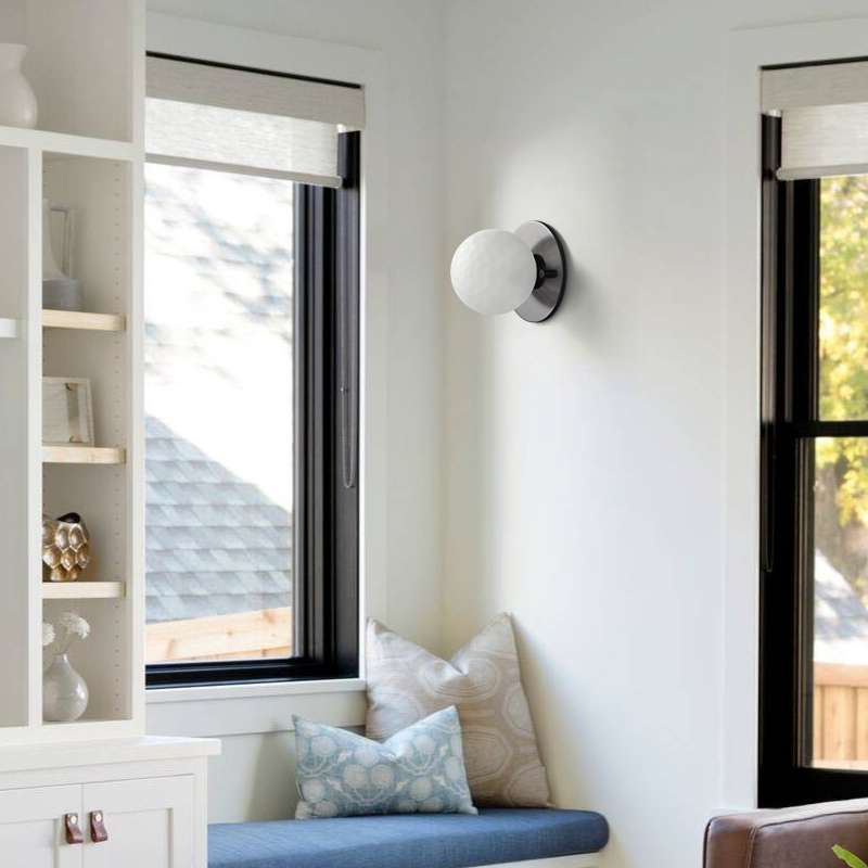 Living Room Lamp - Black Metal Bedside Sconces for Modern Home Decor - view 4