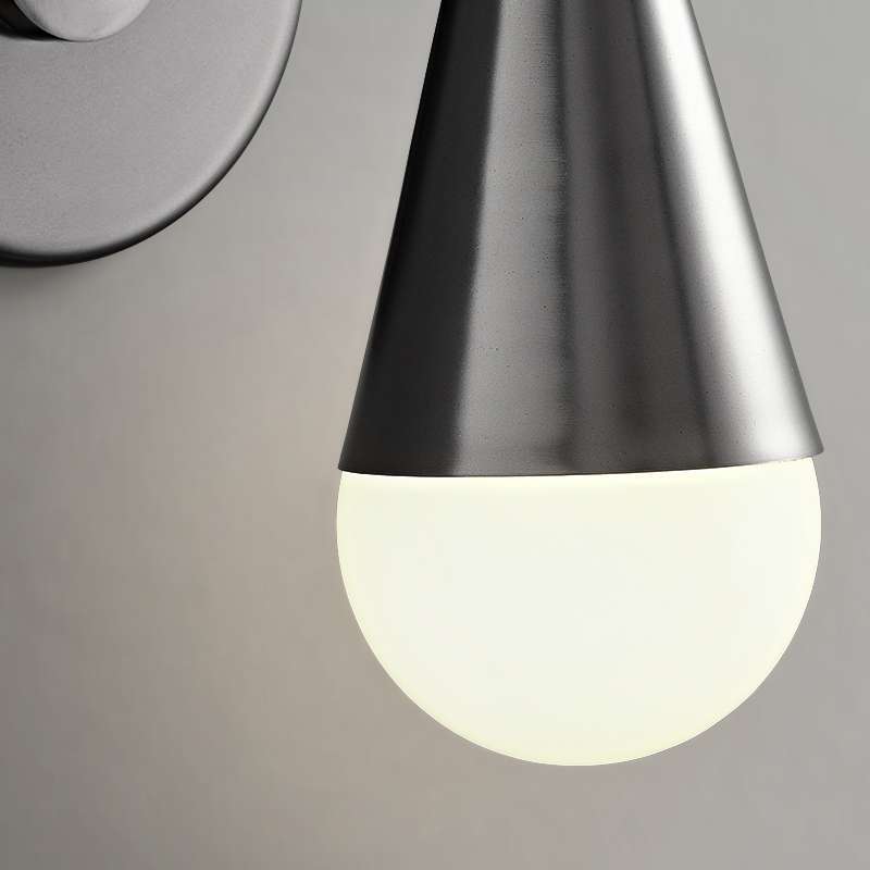Black Mid Century Modern Wall Light - view 5