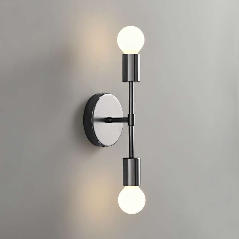 Black Wall Sconce – Hallway Light Fixtures & Modern Bathroom Lighting - view 1