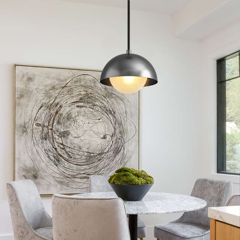 Black Minimalist Pendant Light for Dining Room - view 4