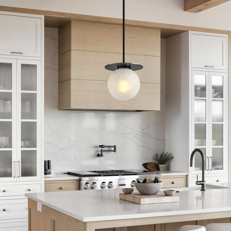 Modern Globe Pendant Lamp - view 3