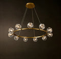 Glass Round Chandelier - view 1