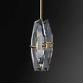 Modern Faceted Crystal Pendant - view 1