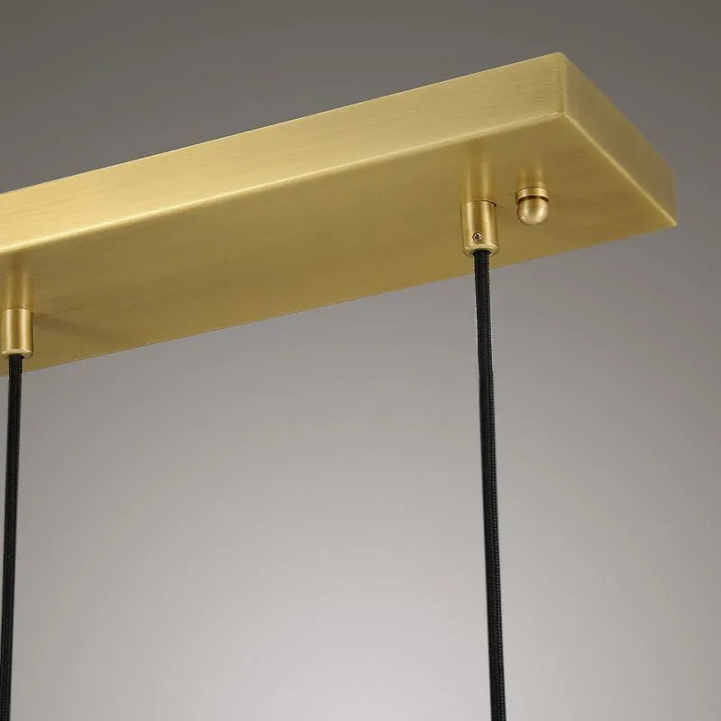 Rain Drops 3 Lights Rectangular Chandelier - view 8