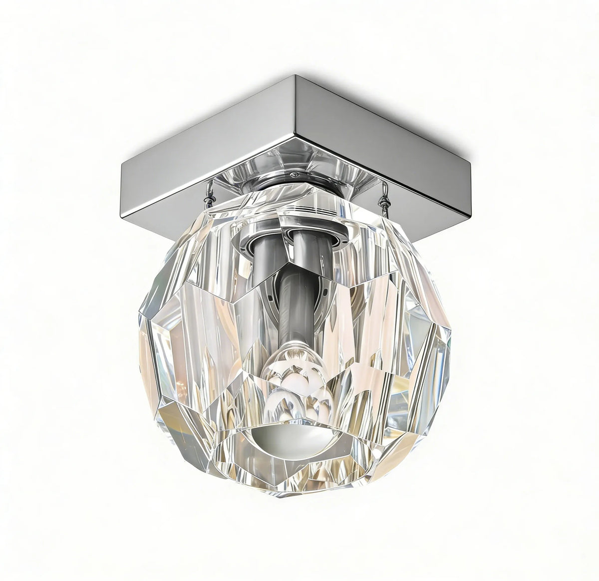 Glass Petite Flushmount - view 6