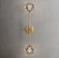 Clear Glass Double Grand Wall Sconce - view 1