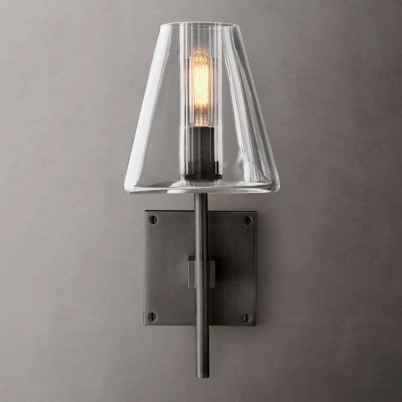 Fulham Glass Shade Sconce - view 5
