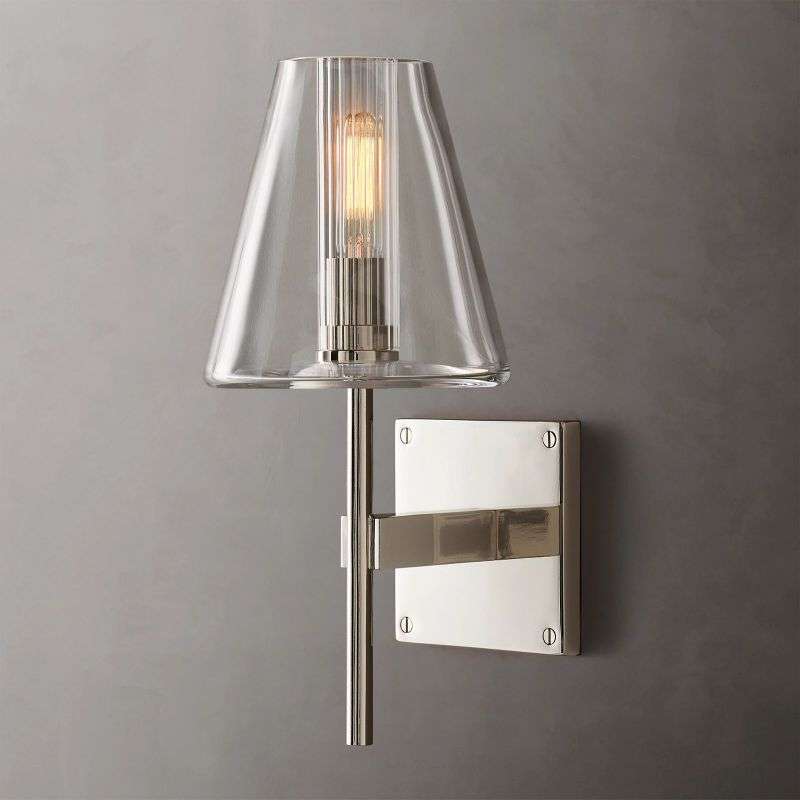 Fulham Glass Shade Sconce - view 6