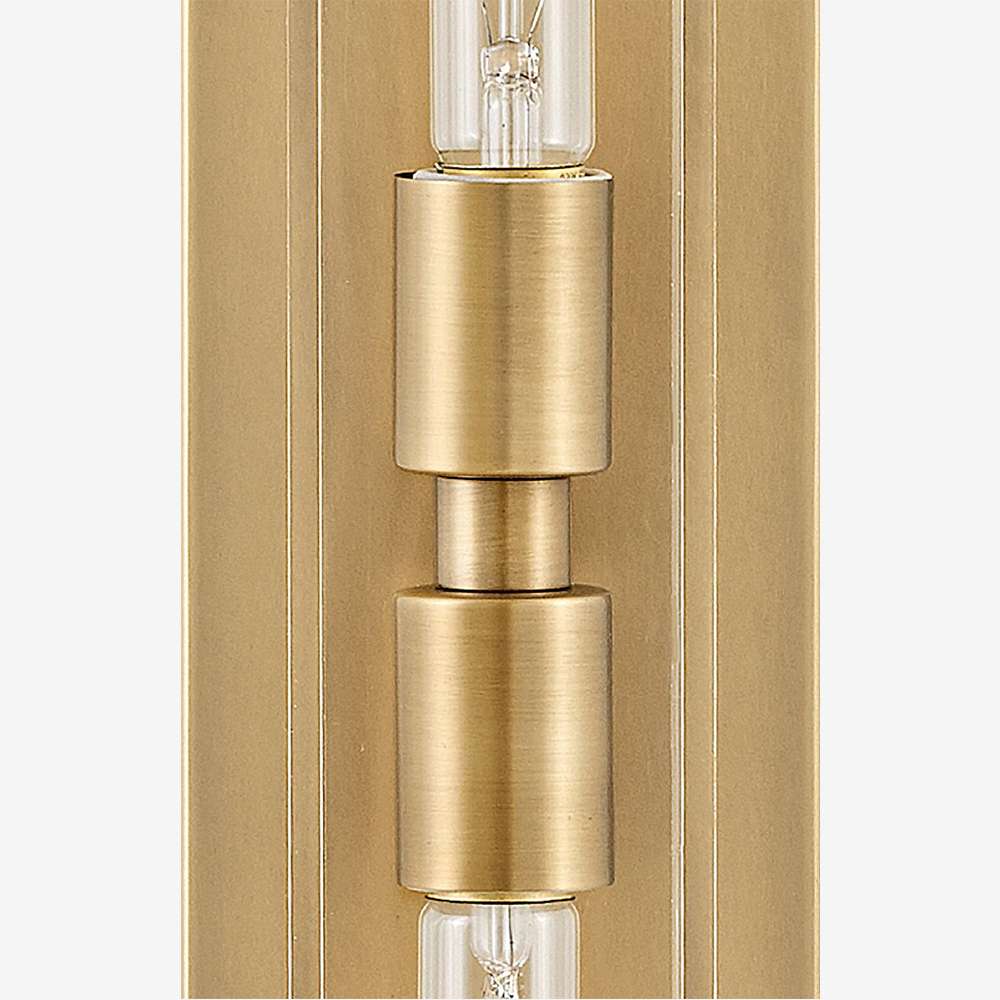 Minimalist Clear Shade Vanity Square Wall Sconce - view 10